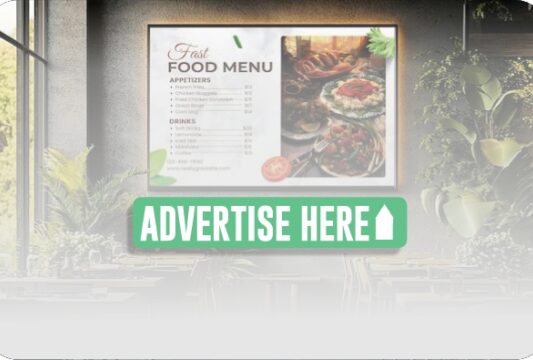 advertise on Indoor screens